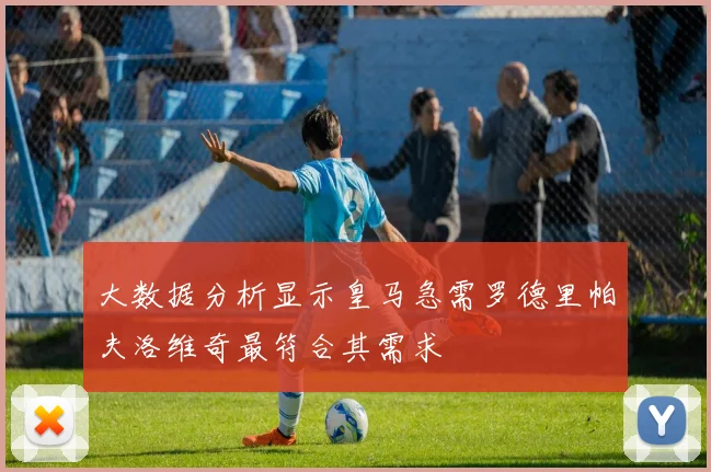 大数据分析显示皇马急需罗德里帕夫洛维奇最符合其需求